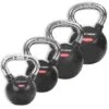 Sport-Thieme Kettlebell Set, Rubbersied With Chrome Handle -Fitness Equipment Store 132 0914