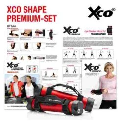 XCO Aluminium Premium Set Incl. 2 Training Programmes On DVD -Fitness Equipment Store 204 5506