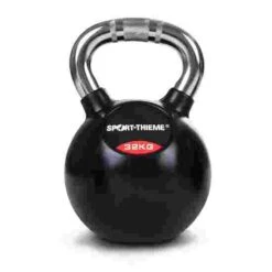 Sport-Thieme Rubberised Kettlebell With Chrome Handle -Fitness Equipment Store 220 1375