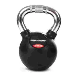 Sport-Thieme Rubberised Kettlebell With Chrome Handle -Fitness Equipment Store 232 3422