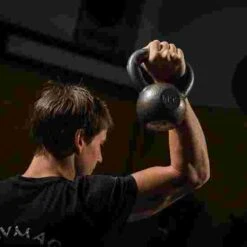 Sport-Thieme Grey-Painted, Hammer-Finish Kettlebell -Fitness Equipment Store 252 4825 1