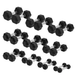 Sport-Thieme Compact Rubber Hex Dumbbell Set -Fitness Equipment Store 267 7503