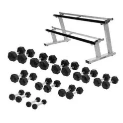 Sport-Thieme Compact Rubber Hex Dumbbell Set -Fitness Equipment Store 267 7532