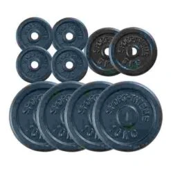 Sport-Thieme Cast Iron Weight Disc Set, 50 Kg